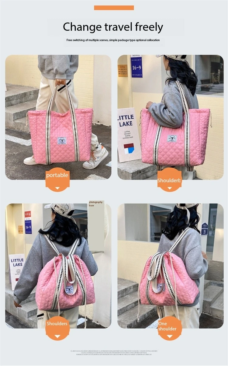 Women Sports Gym Backpack Wet Dry Waterproof Handbag Lingge Large Capacity Travel Duffle Bag Tote Bag Fitness Training Yoga Bags