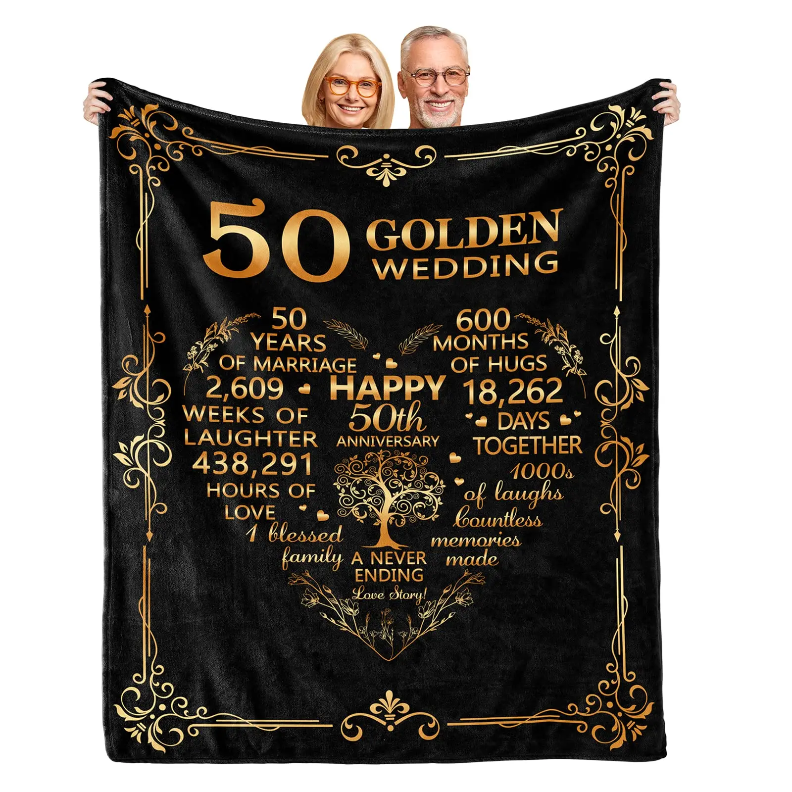 OEM Gifts for Wife, Husband Wedding Anniversary , Birthday, Christmas, Valentines, Gift Blanket