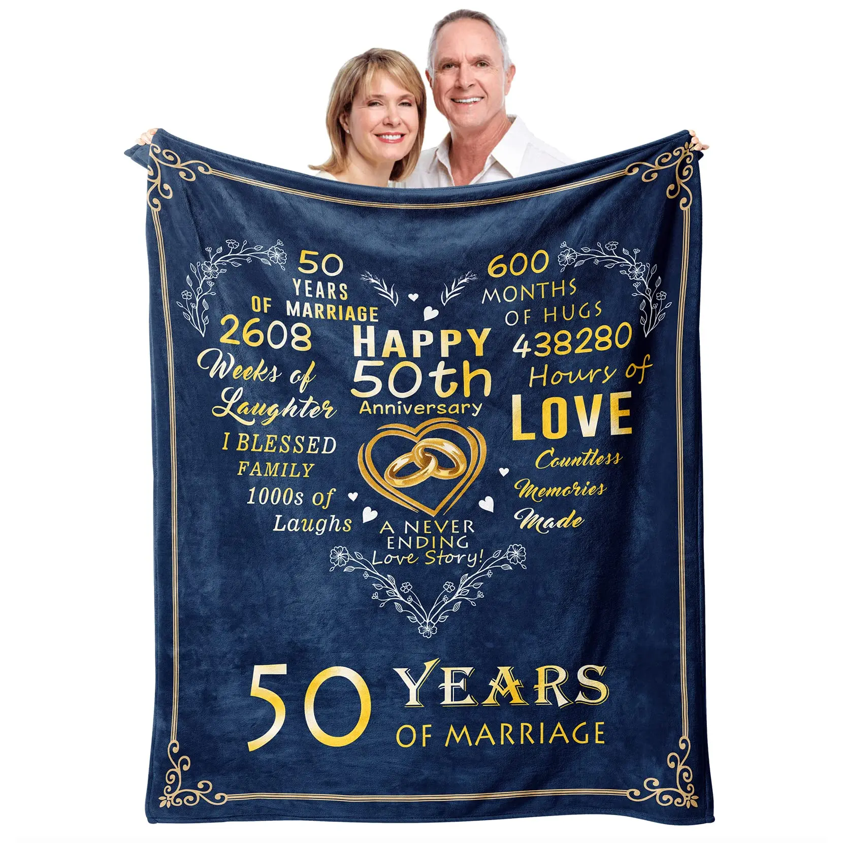 OEM Gifts for Wife, Husband Wedding Anniversary , Birthday, Christmas, Valentines, Gift Blanket