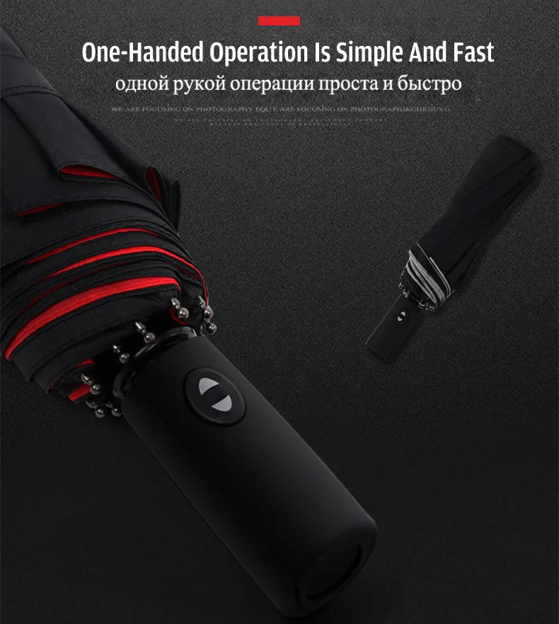 Windproof Double Layer Fully Automatic Resistant Umbrella