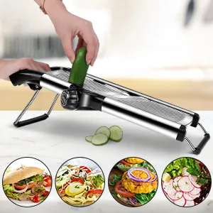 304 Stainless Steel Adjustable Mandoline Vegetable Slicer Professional Cutter Vegetable Grater With Blades Kitchen Gadgets