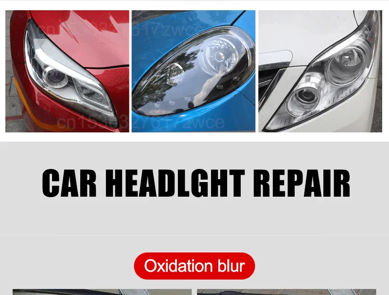 OEM Car Headlight Restoration Polishing Kits Headlamp Repair Kits Car Light Polisher Cleaning Paste Car Paint Care Refurbish Agent