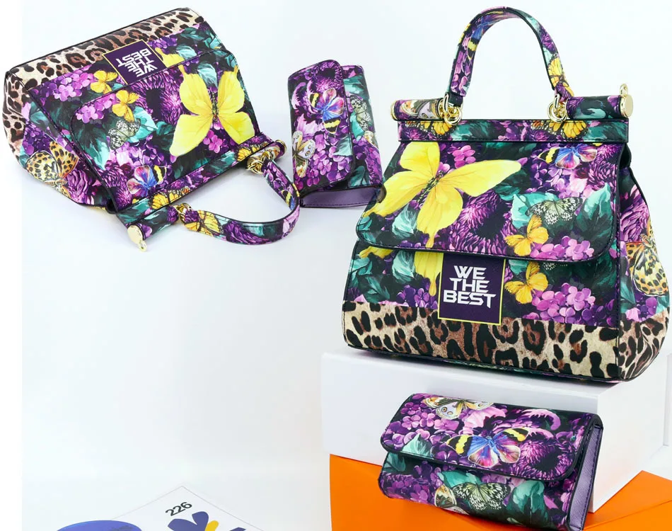OEM classic Crossbody Bags For Women Frame Handbag Purses And Handbags Luxury Purse Suit Printing Shoulder Totes Ladies Bolsa