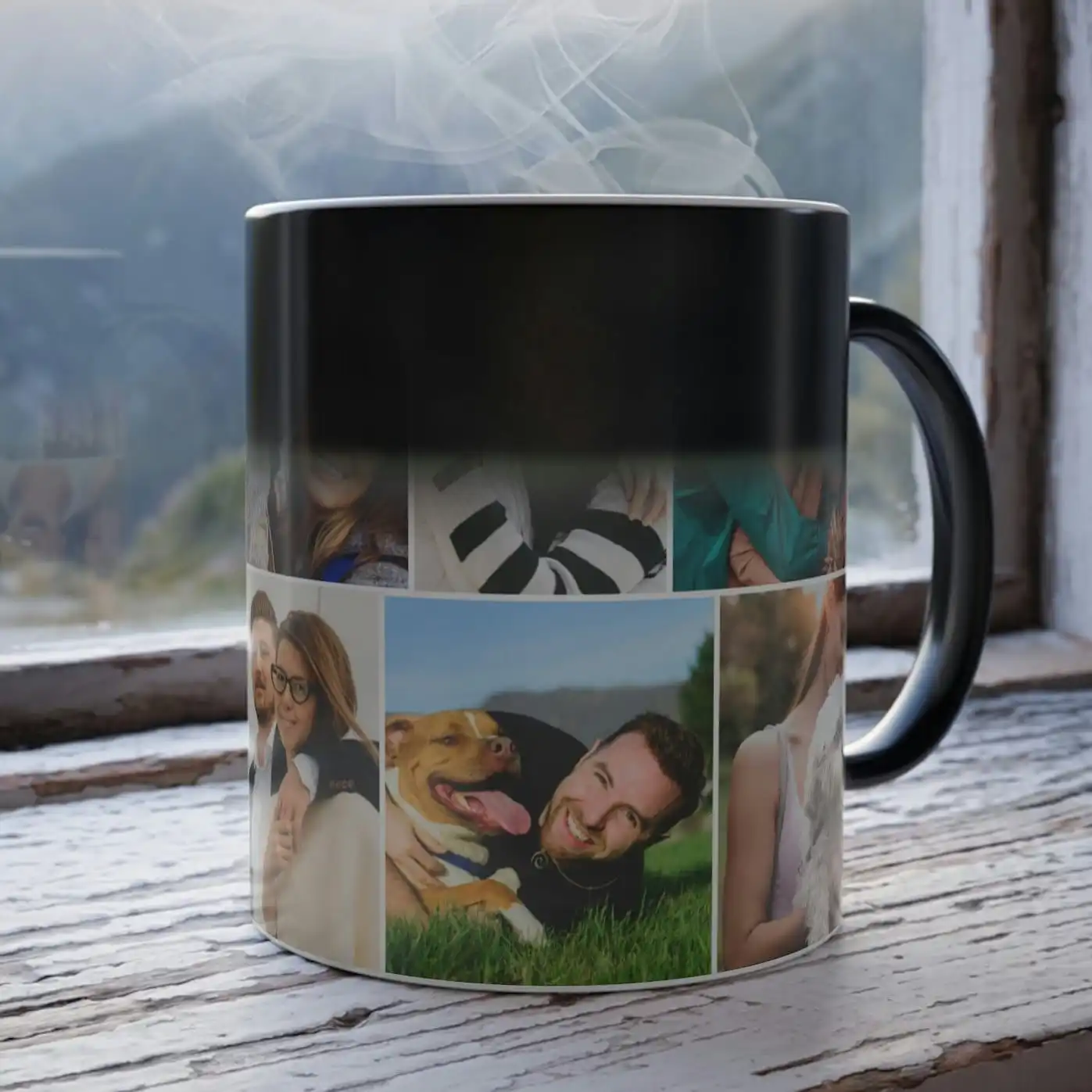 OEM Magic Personalization Coffee Mug 11oz Color Change Image Mug Photo Customizable Magic Cup