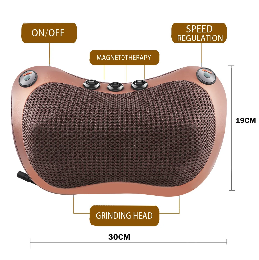 Massage pillow for back, neck and shoulders Electric roller massager