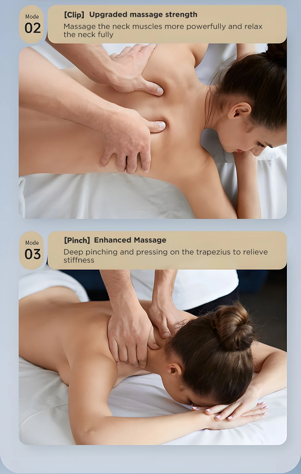 Multi-functional U-shaped simulation human kneading clip massage cape Cervical spine massager Shoulder & Back Massager