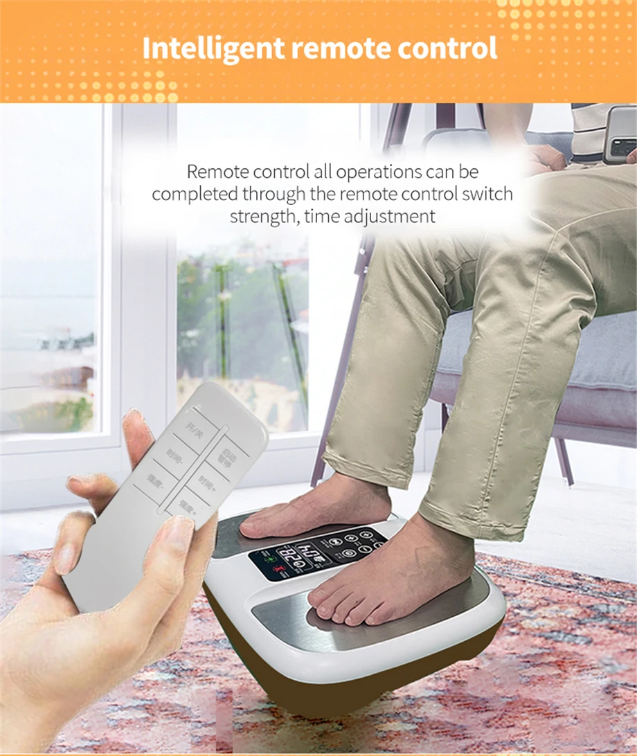 Foot Therapy Devices Terahertz Therapy Wave Foot Massager Tera Hertz Wave Frequency Physiotherapy Machine Health Care