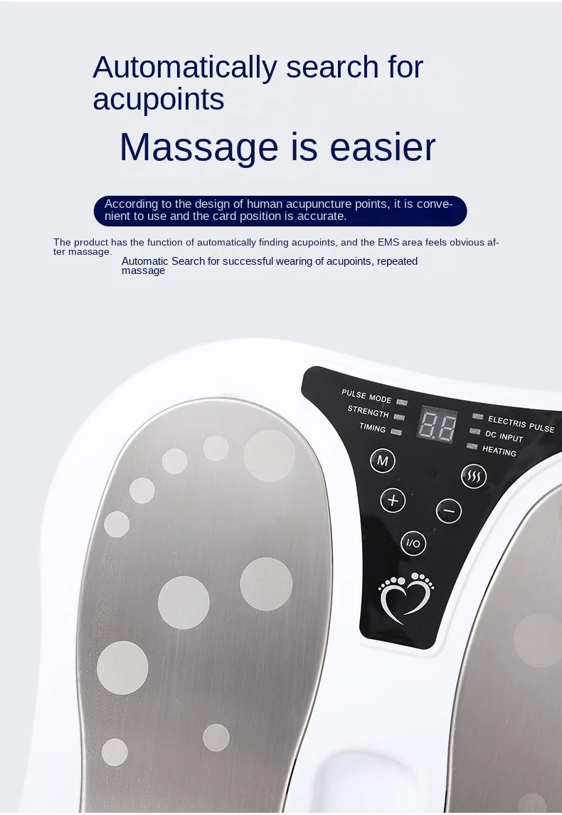 Low frequency pulse foot massager for hot moxibustion of foot acupoints Foot massager Foot massagerr