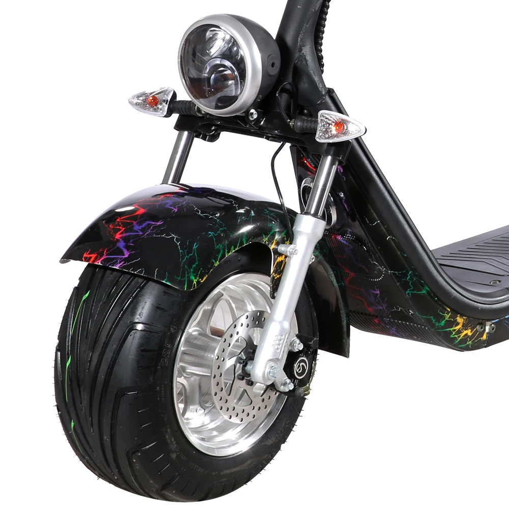 Citycoco Eectric Scooter Adult Electric 3 Wheels 1500W Motor Max Speed  40KM/H 10inch Fat Tire Electric Motorcycle EEC