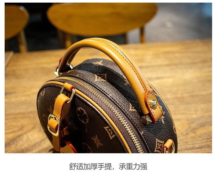 Luxury Designer Boite Chapeau Souple Bag Women High Quality Monogram Coated Canvas Waterproof Versatile INS Fashion Shoulder Bag