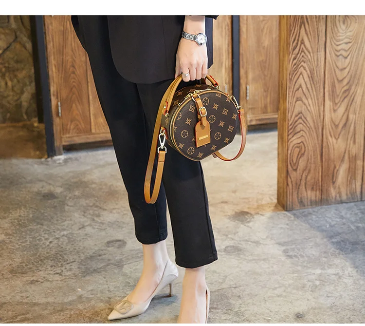 Luxury Designer Boite Chapeau Souple Bag Women High Quality Monogram Coated Canvas Waterproof Versatile INS Fashion Shoulder Bag
