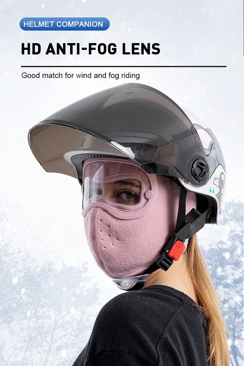 Unisex Face Mask Windproof For Skiing Snowboarding Motorcycling Winter Outdoor Sports Highly Breathable Eye Protection Mask