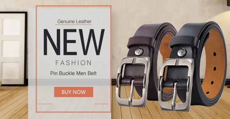 BISON DENIM Men Belt For Men Cowskin Genuine Leather Personality Men belt Buckle Quality Male Brown Strap Vintage Jeans N71223