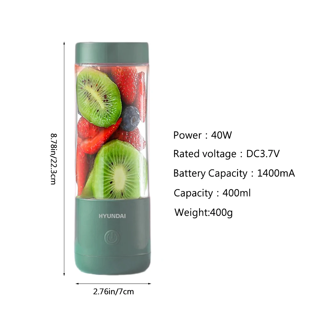 Upgrade Portable Electric Juicer Blender Smoothies Shake Cup Usb Rechargeable Personal Mini Mixer Fresh Fruit Juice Machine