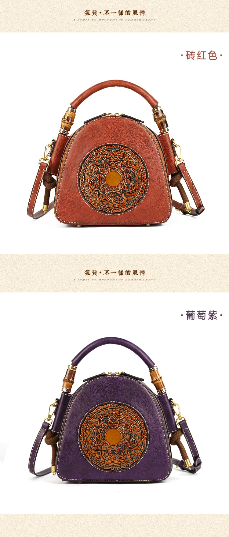 Women's Bag for Women Fashion Designer Luxury Bag Bucket Cowhide Advanced Sense Ladies Retro Literature and Art Shoulder Bags