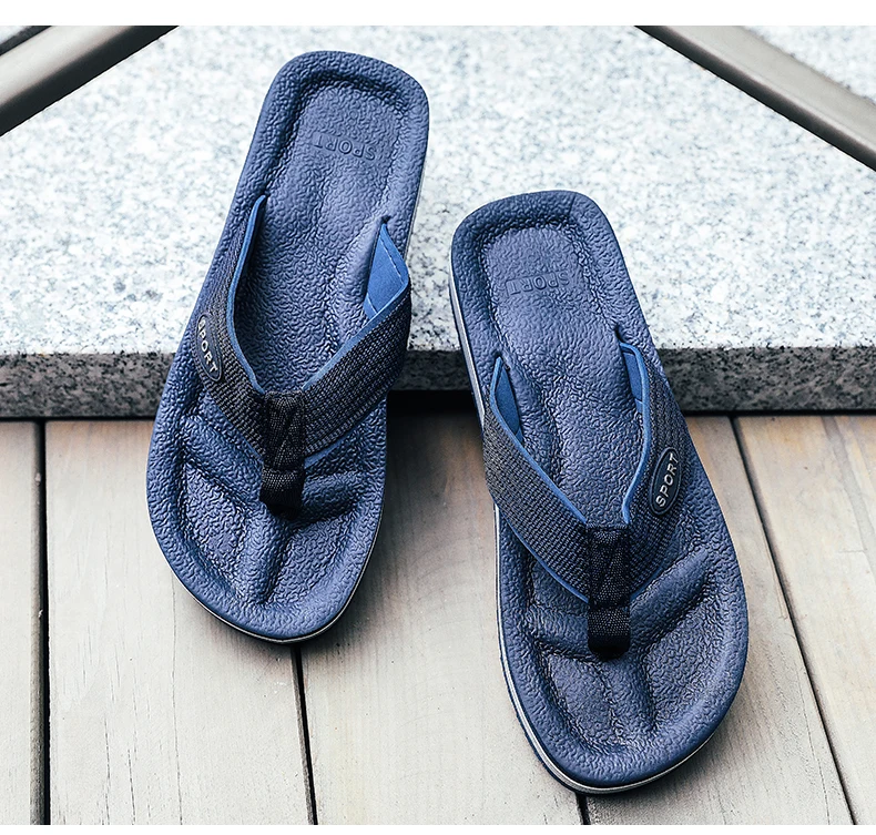 Men's Flip Flops Soft, Comfy, Non-slip Cloud Slippers, Easy to Clean, Shower, Swimming, Beach, Indoor and Outdoor Slides