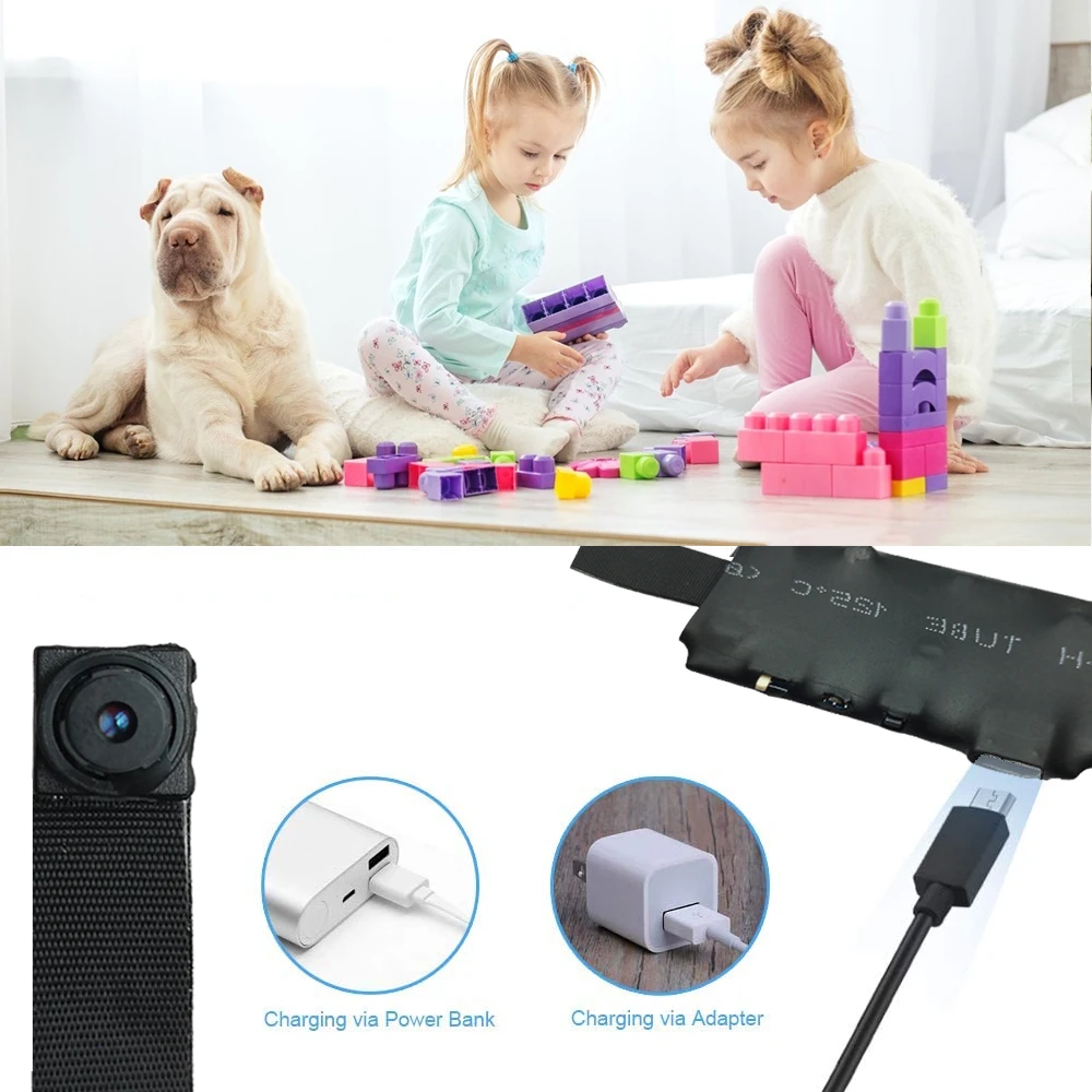 Full HD 1080P Secret Mini WIFI Camera Wireless Security Remote View 4K Cam Video Audio Recorder Micro Body Camcorder hidden Card