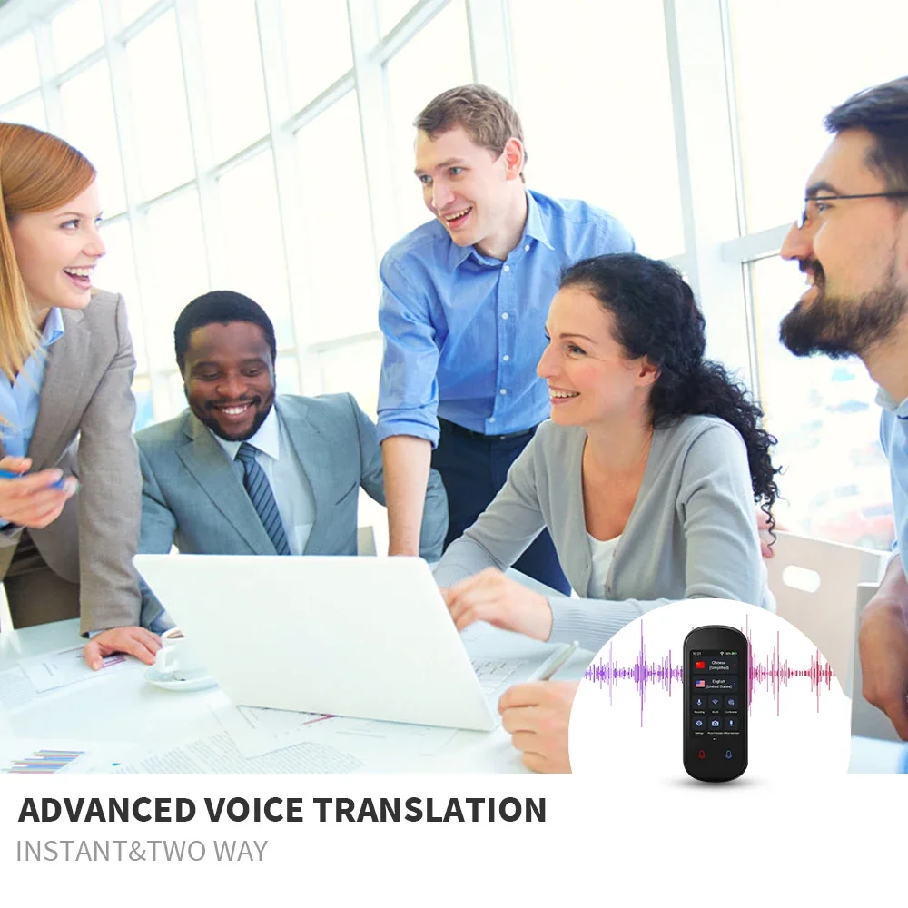 A10 Voice Translator 4.1inch Chat GPT Multi-Language 4G SIM Intelligent Real-time Translation Device for Global Travel Learner