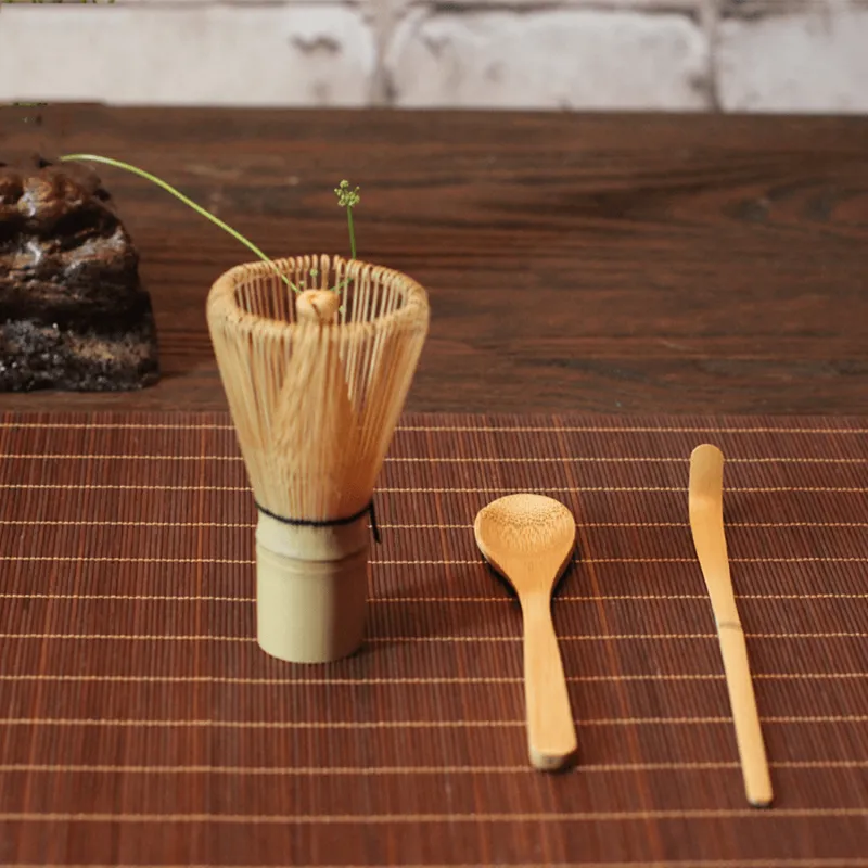 1 Piece Japanese Tea Set Matcha Green Tea Blending Brush Bamboo Utility Brush Tool Kitchen Matcha Bamboo Accessories