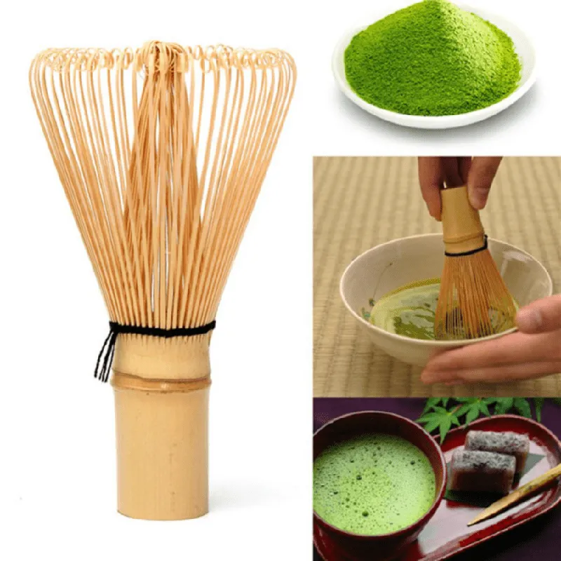 1 Piece Japanese Tea Set Matcha Green Tea Blending Brush Bamboo Utility Brush Tool Kitchen Matcha Bamboo Accessories