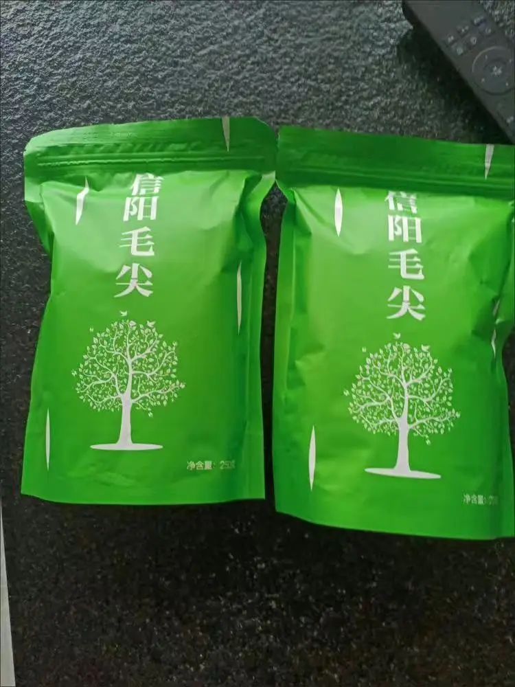 250g/500g Chinese Longjing Tea Set  Maojian Zipper Bags YunWu Biluochun Green Tea Recyclable Sealing No Packing Bag