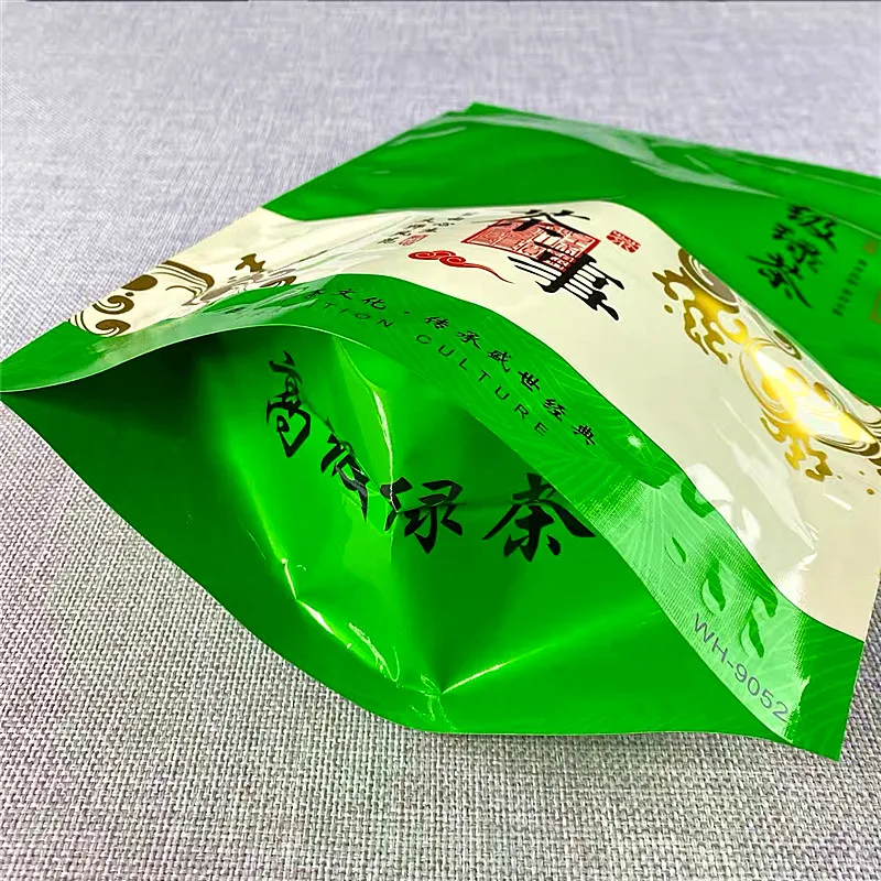 250g/500g Chinese Longjing Tea Set  Maojian Zipper Bags YunWu Biluochun Green Tea Recyclable Sealing No Packing Bag