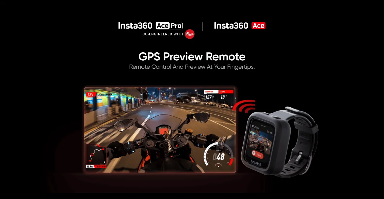Insta360 Ace/Ace pro GPS Preview Remote For insta 360 Original accessories