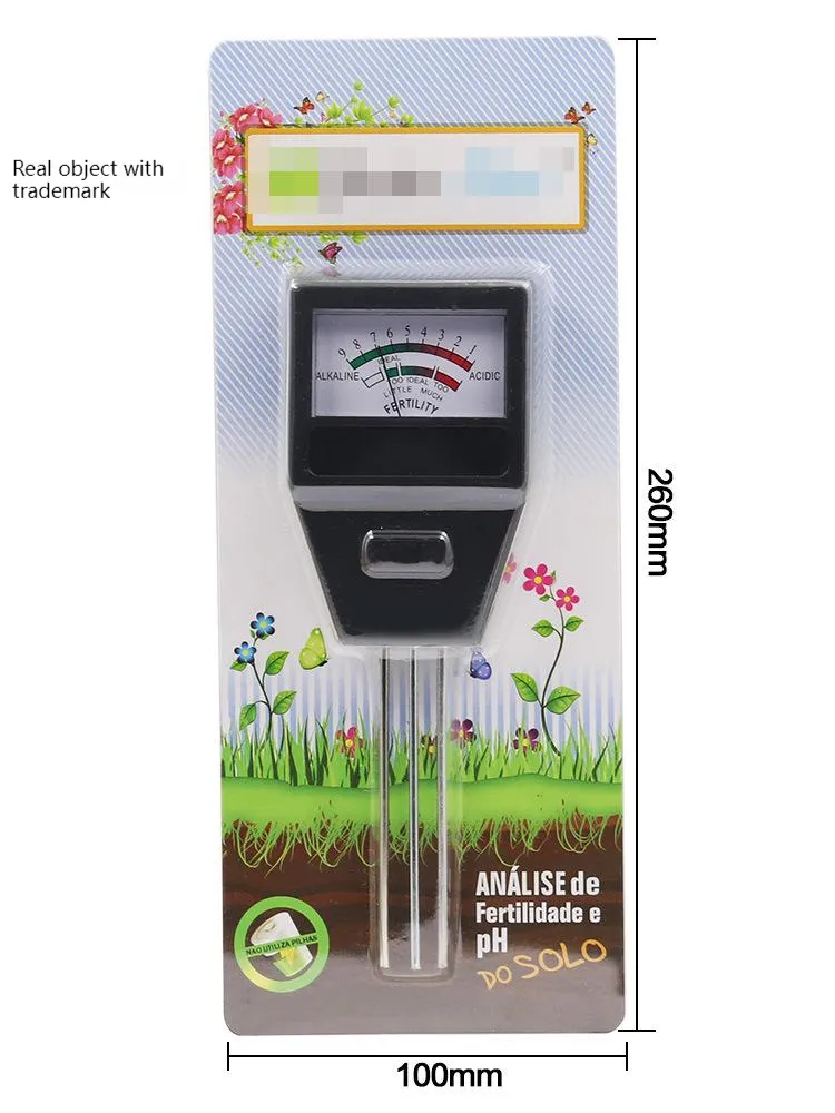 2 in 1 Soil PH Fertility Meter With 3 Probes Soil PH Tester Plant Fertile Measure Device Acidity Meters For Garden Tools