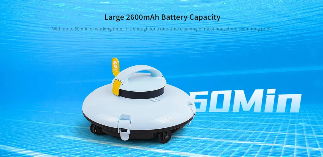 Lydsto Cordless Robotic Pool Cleaner Automatic Swimming Pool Vacuum Cleaner wireless robot vacuum cleaner for pool Auto-parking