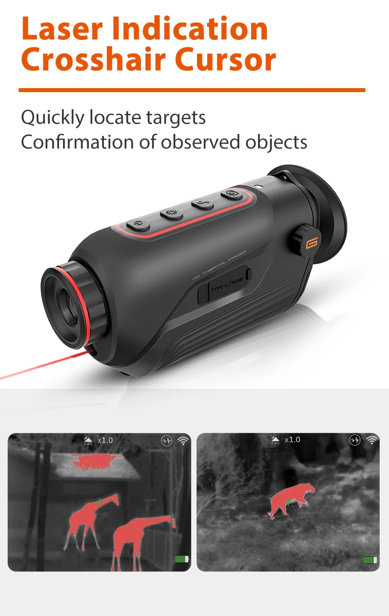 New Thermal Imager Hunting Imaging Monocular AffordableNight Vision Scope Infrared Camera Telescope