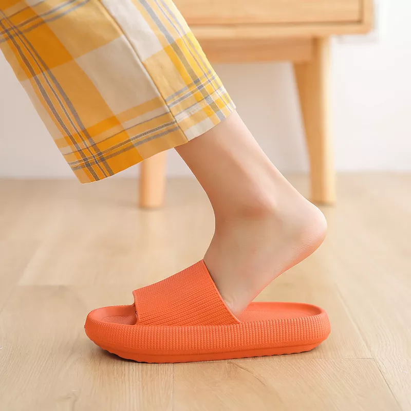 Thick Platform Bathroom Home Slippers Women Fashion Soft Sole EVA Indoor Slides Woman Sandals 2023 Summer Non-slip Flip Flops