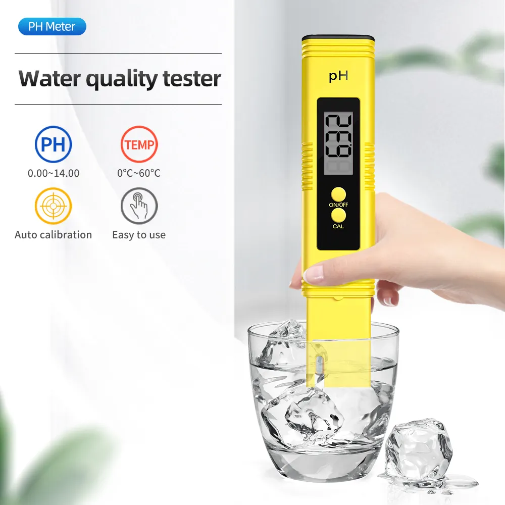 TDS Meter 0-9990ppm Digital PH Meter 0.01 PH High Precision Pen Water Tester TDS&PH Meter 0-14 PH LCD PPM Tester Aquarium Filter