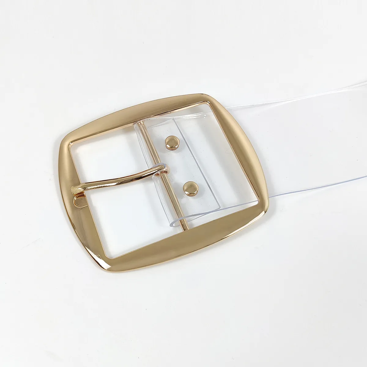 Designer White Clear Belts For Women High Quality PVC Transparent Punk Corset Belt Female Waist Cummerbunds 6cm wide Strap