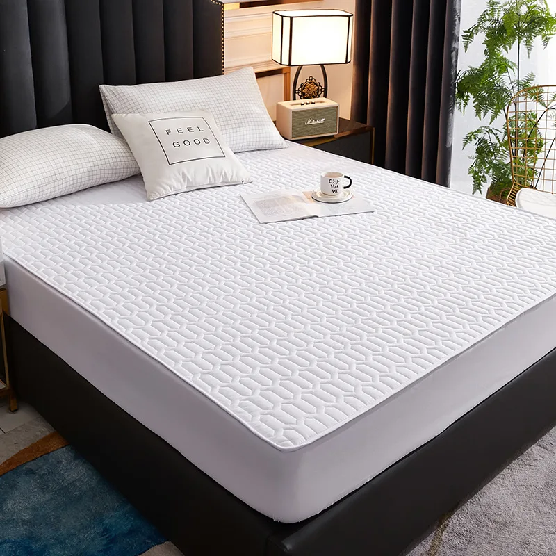 Safe Waterproof Mattress Cover Protector Soft Comfortable Breathable Printing Bedding Mattress Bed Cover Fitted Machine Washable