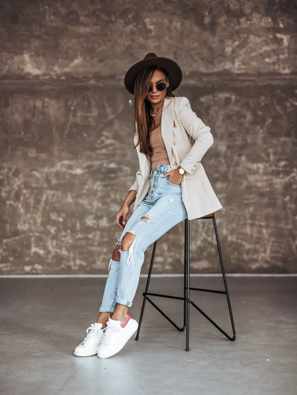 Spring New Thin Women Fashion White Black Blazers and Jackets 2024 Button Office Suit Coat Ladies Elegant Outwear Chic 17880