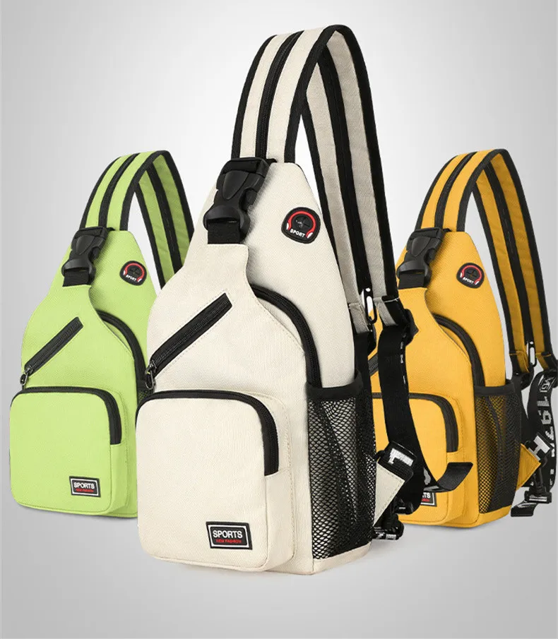 Yellow small crossbody bags for women messenger bags sling chest bag female mini travel sport shoulder bag pack