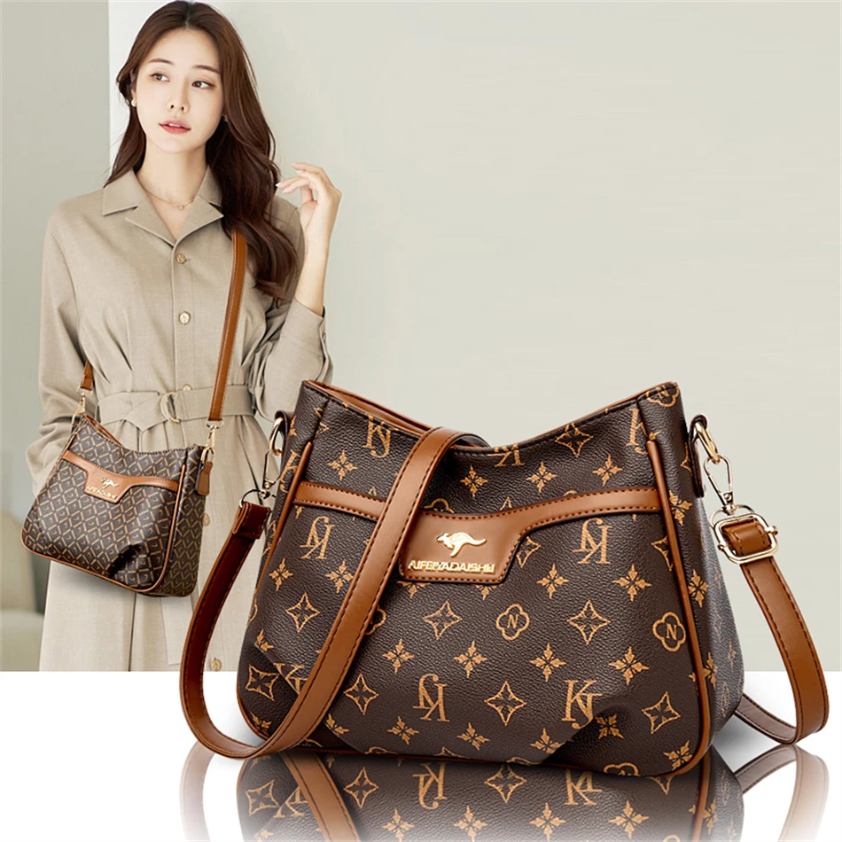 High Quality Soft Leather Women Shoulder Crossbody Bags Fashion Purses and Handbags Luxury Designer Messenger Ladies Shopper Sac