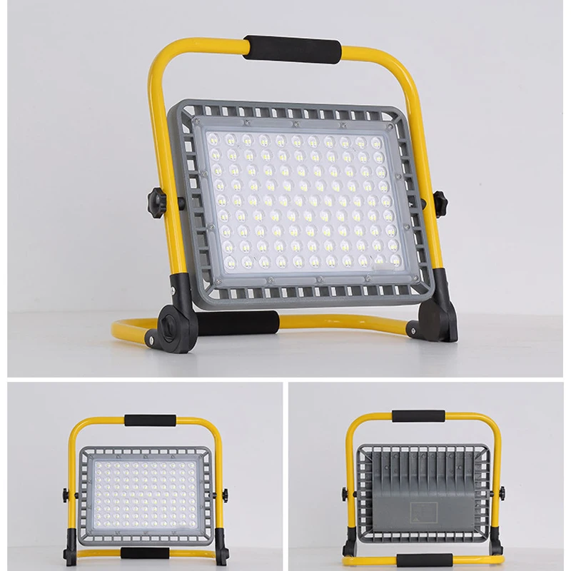 Powerful LED Floodlight Rechargeable Emergency Lighting Outdoor Camping Tent Lamp Portable IP66 Waterproof Work Repair Lighting