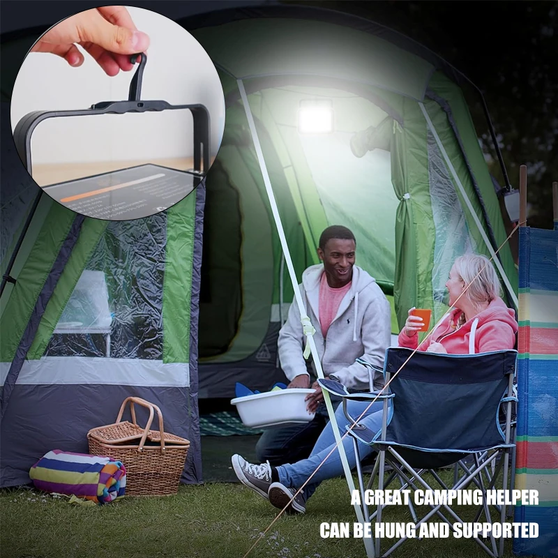 600LED Portable lantern Tent Light 12000mah Rechargeable Lantern Emergency Night Market Light Waterproof Outdoor Camping Lamp