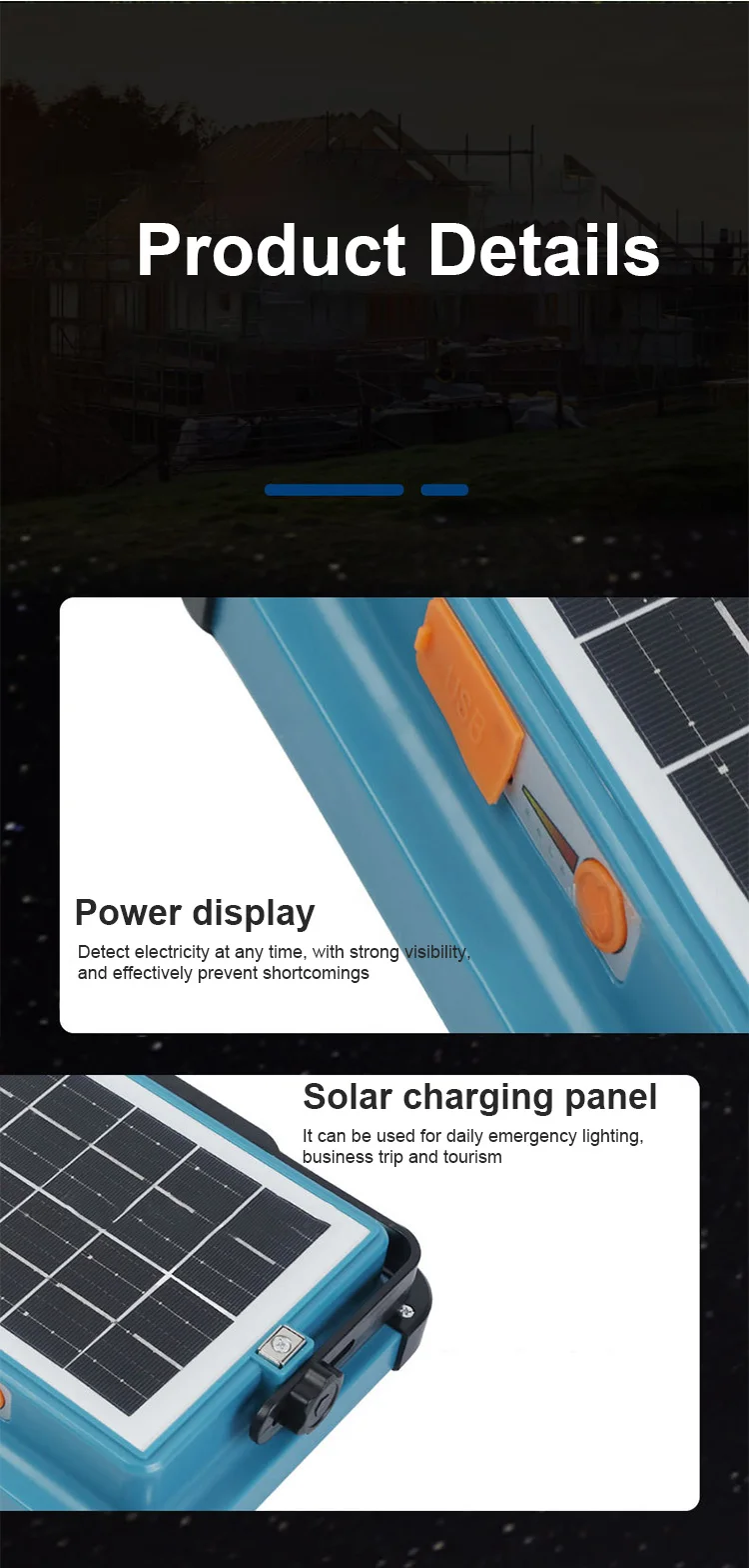 Superbright 1000watt Portable Camping Tent Lamp USB Rechargeable LED Solar Flood Light Outdoor waterproof Work Repair Lighting