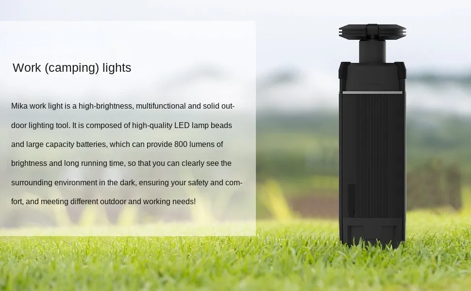 Outdoor Charging LED Camping Light for Work, Portable Telescopic Ultra High Brightness Lighting