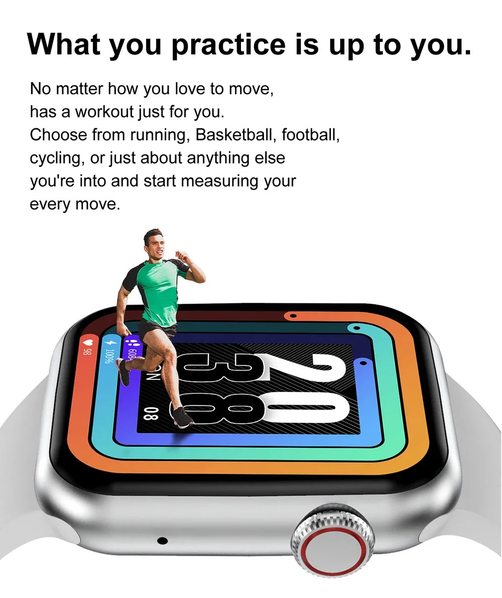 Original Smart Watch I9 Pro Max Series 9 Phone Call Custom Watch Face Sport Waterproof Women Man Wireless Charging Smart Watch