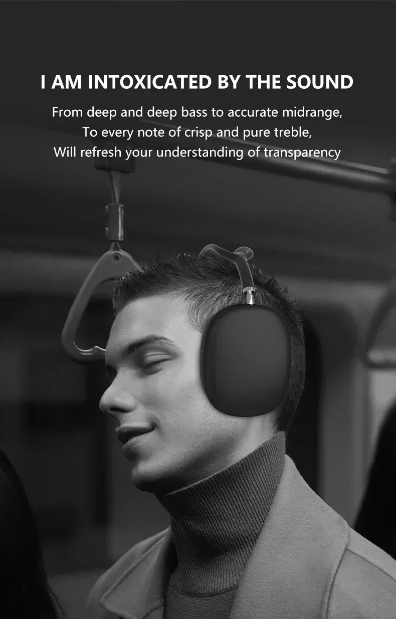 P9 Wireless Bluetooth Headphones With Mic Noise Cancelling Headsets Stereo Sound Earphones Sports Gaming Headphones Supports TF