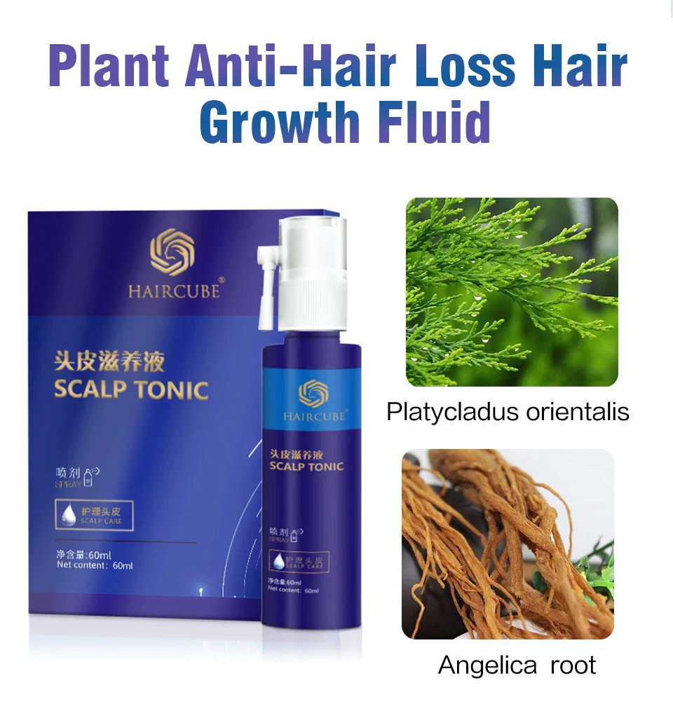 Anti Hair Loss Fast Hair Growth Spray Prevent Hair Loss Nourish Essence  For Men Help Hair GrowthThick Protect Hair Follicles