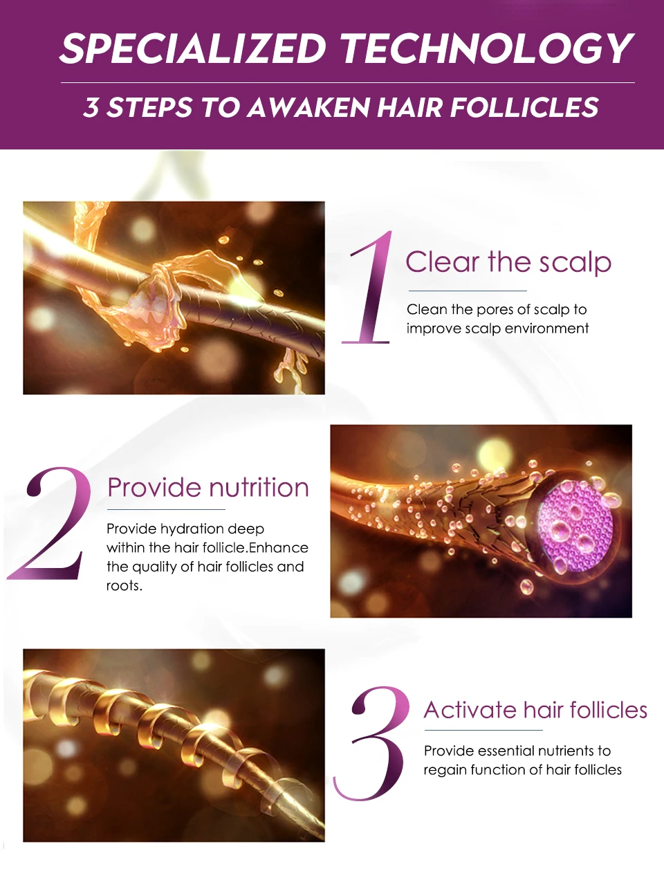 Treatment Hair Growth Spray Serum Anti Hair Loss Essential Oil Products Fast Prevent Hair Thinning Dry Frizzy Repair Loss