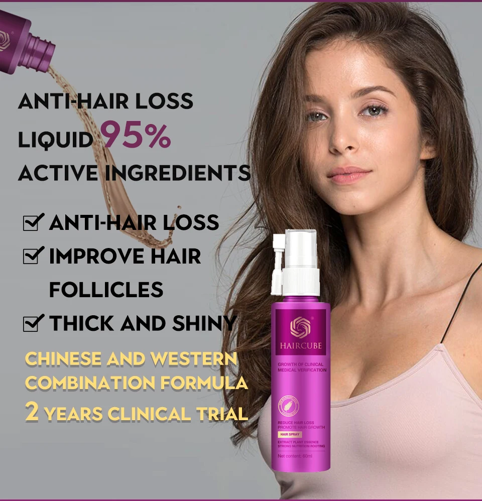 Treatment Hair Growth Spray Serum Anti Hair Loss Essential Oil Products Fast Prevent Hair Thinning Dry Frizzy Repair Loss