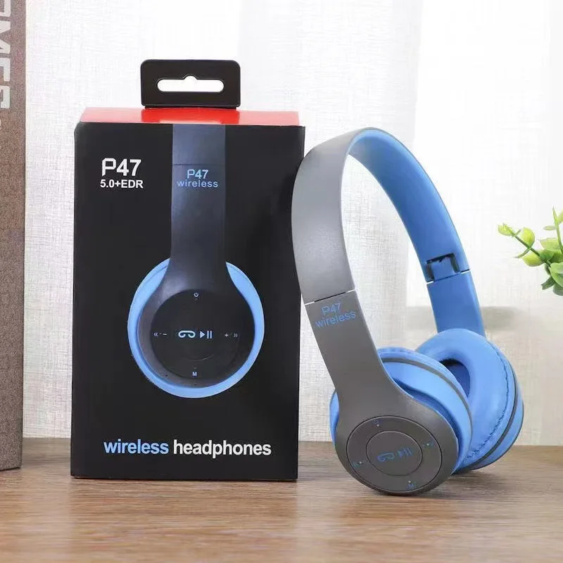 Bluetooth 5.0 Wireless Headphone Foldable HIFI Stereo Bass Earphone Kid Girl Helmet Gift With Mic USB Adaptor For iPhone TV Game