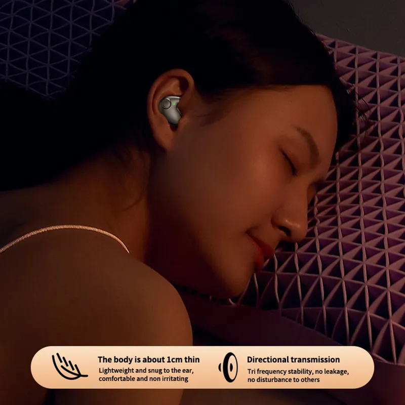 Mini Sleep Earphone Bluetooth 5.3 Invisible Headphones Wireless Headsets Hidden Earbuds IPX5 Waterproof for Huawei Xiaomi iPhone