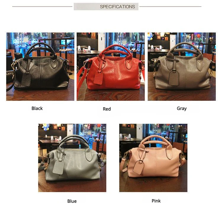 2024 New Fashion designer bag  Trendy Leather Tote BagSoft Leather tote Boston Bag with Zipper Luxury women bag Shoulder bag