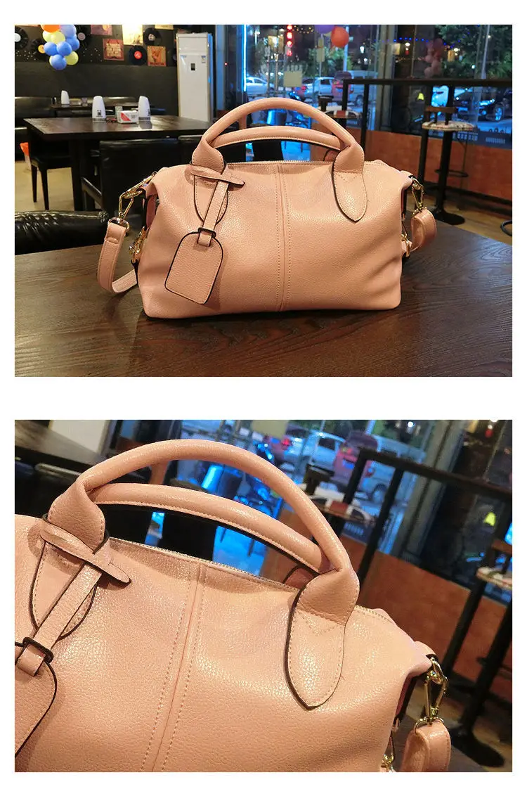 2024 New Fashion designer bag  Trendy Leather Tote BagSoft Leather tote Boston Bag with Zipper Luxury women bag Shoulder bag